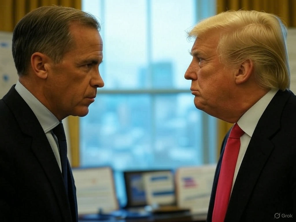 Donald Trump y Mark Carney