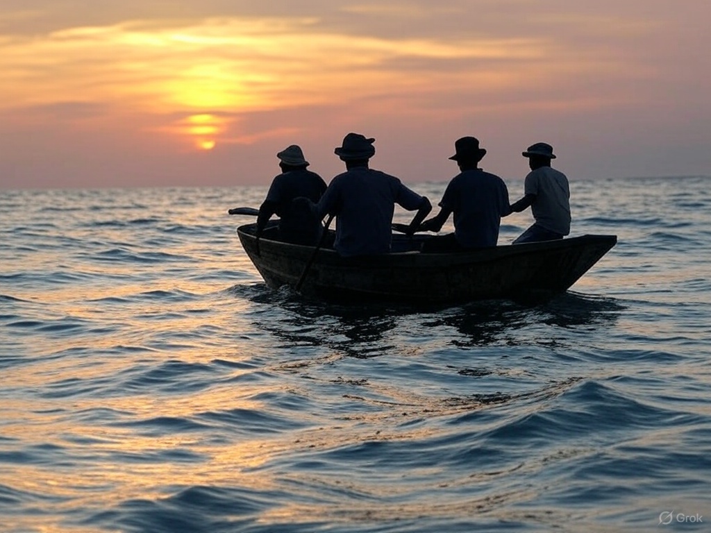 Ocho pescadores no ha vuelto a puerto. Sus familias cree que fueron víctimas de los piratas.