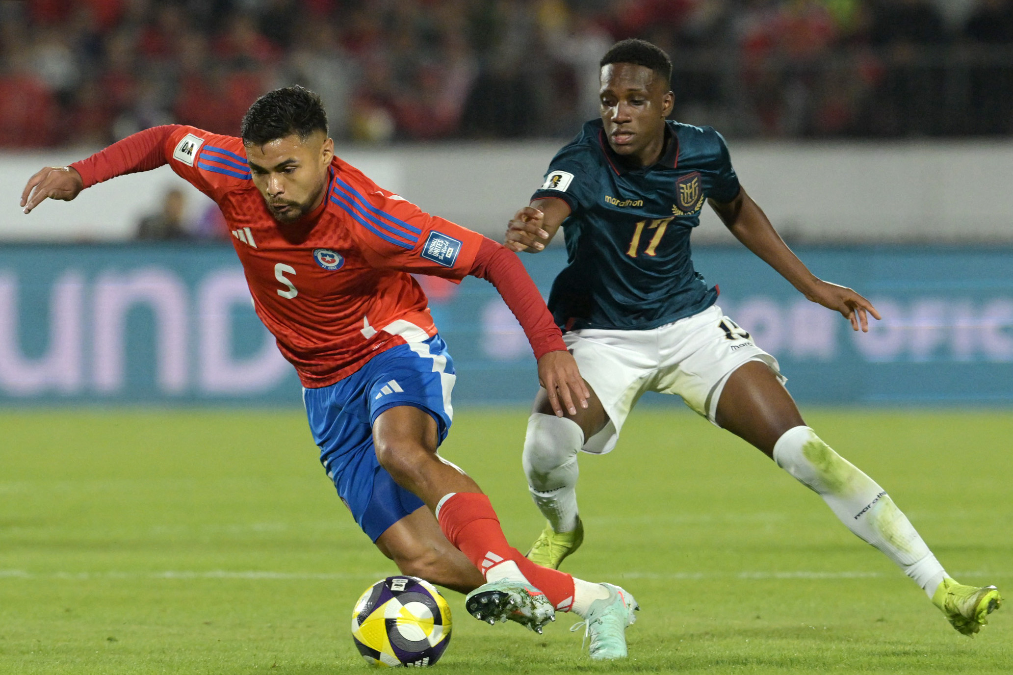 Jugadores de Ecuador respaldan debut de Darwin Guagua en empate ante Chile​
