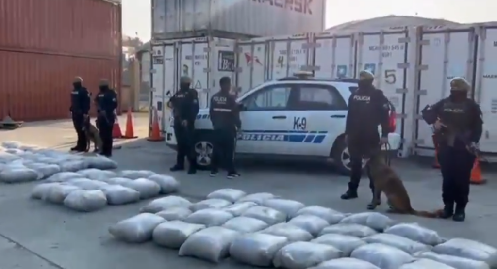 Droga decomisada Posorja Guayaquil