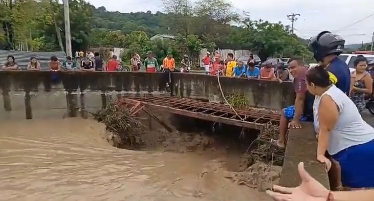 Lluvias afectan al sector El Florón