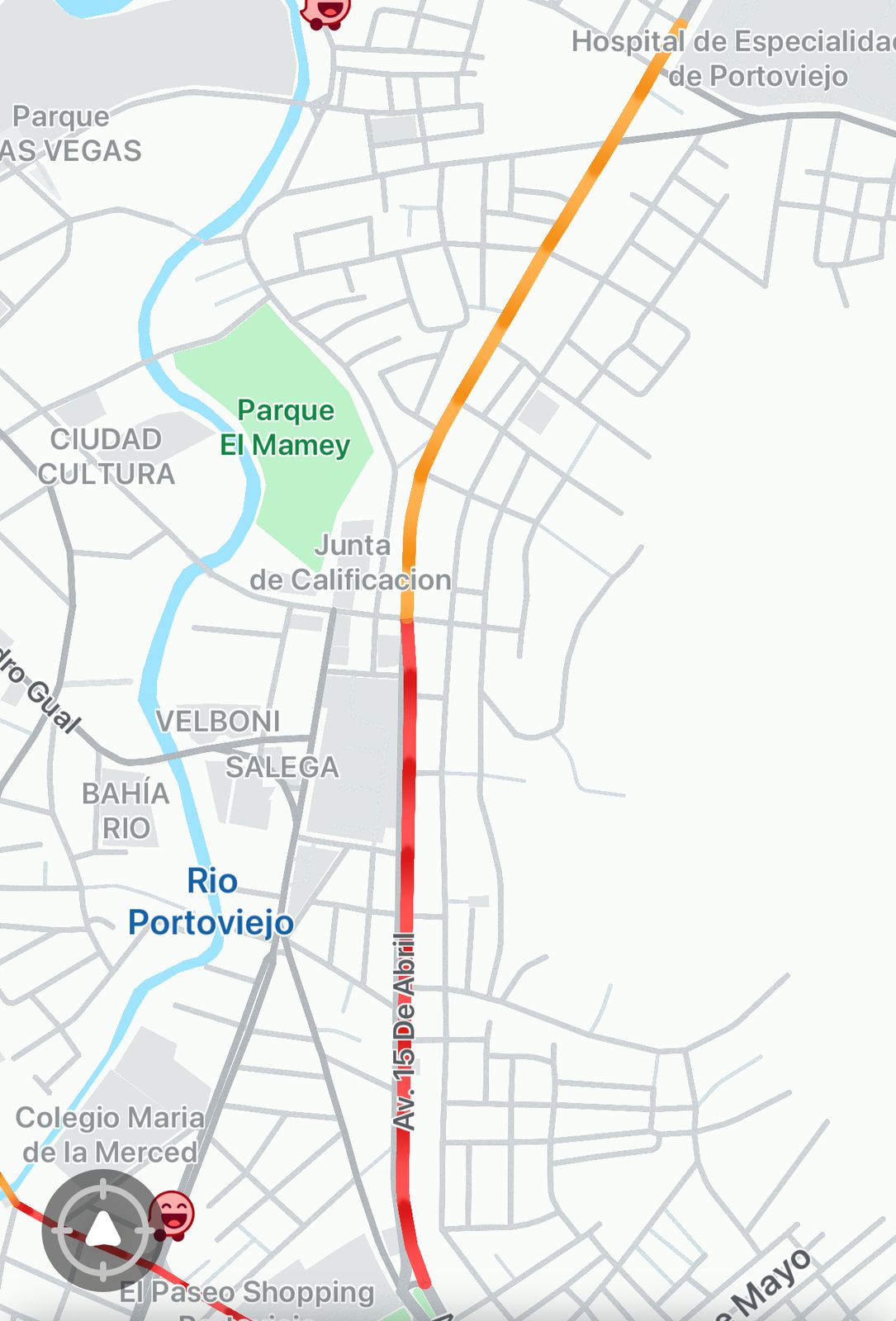 tráfico av. 15 de Abril