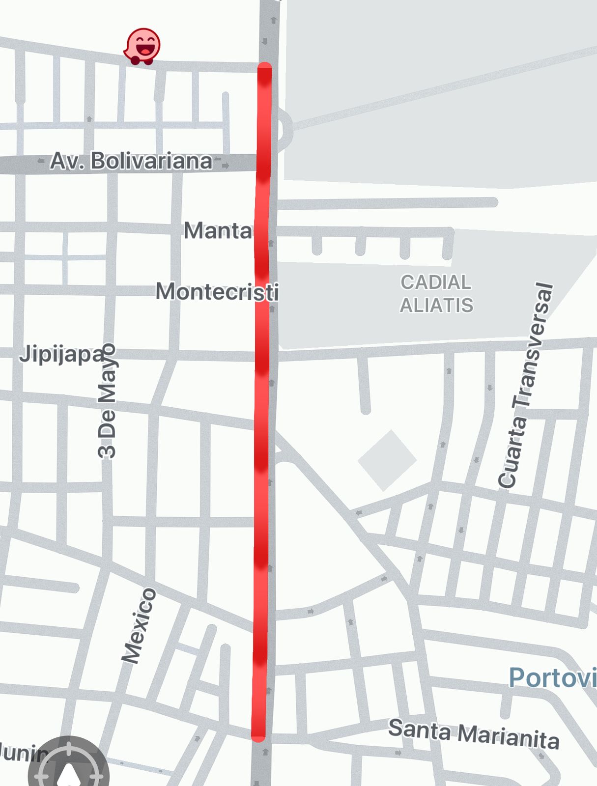 tráfico Av. El Ejército