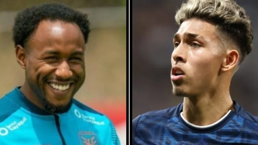 Yeboah y Sarmiento, jugadores de la selección de Ecuador