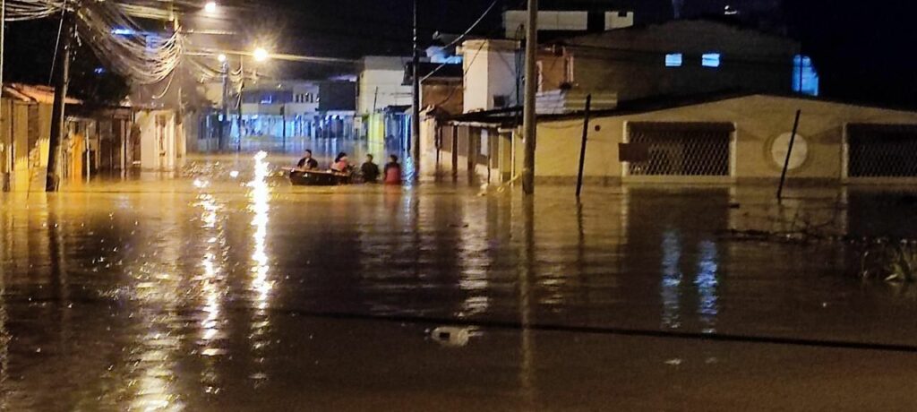 Inundación en Santa Ana