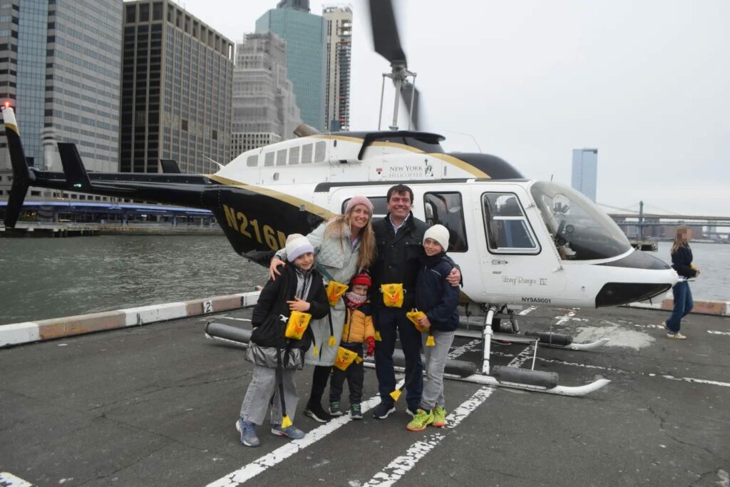 Familia española había llegado desde Barcelona, pero un accidente de helicóptero en el río Hudson, Nueva York , les segó la vida