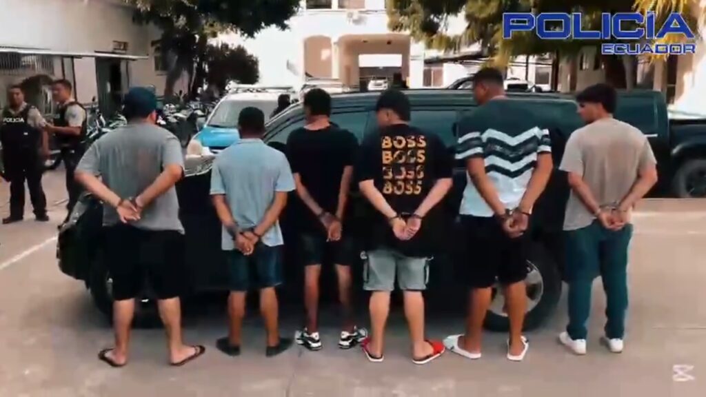 Seis hombres detenidos por estar implicados en un caso de "sacapintas".