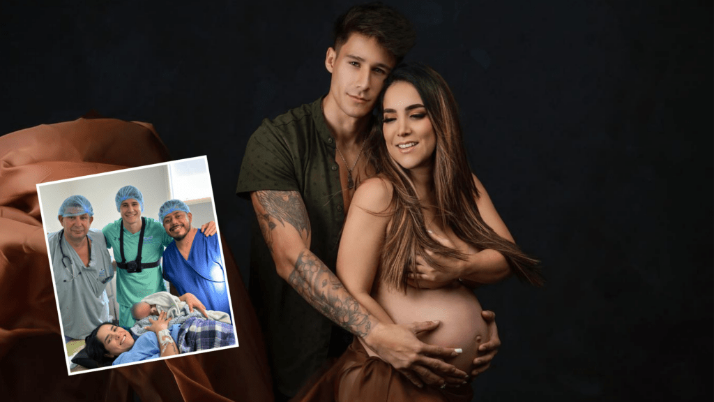 Ana Paula Roldán dio a luz a su hija en Domingo de Resurrección