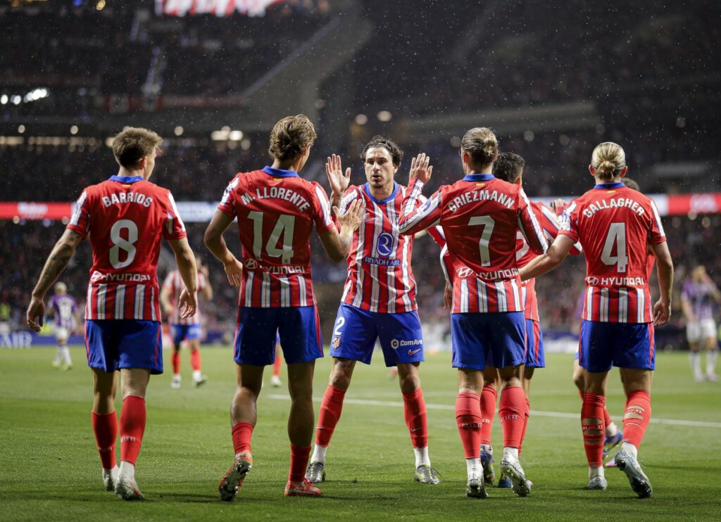 Atlético de Madrid vence 4-2 al Real Valladolid por LaLiga en un partido con tres penales
