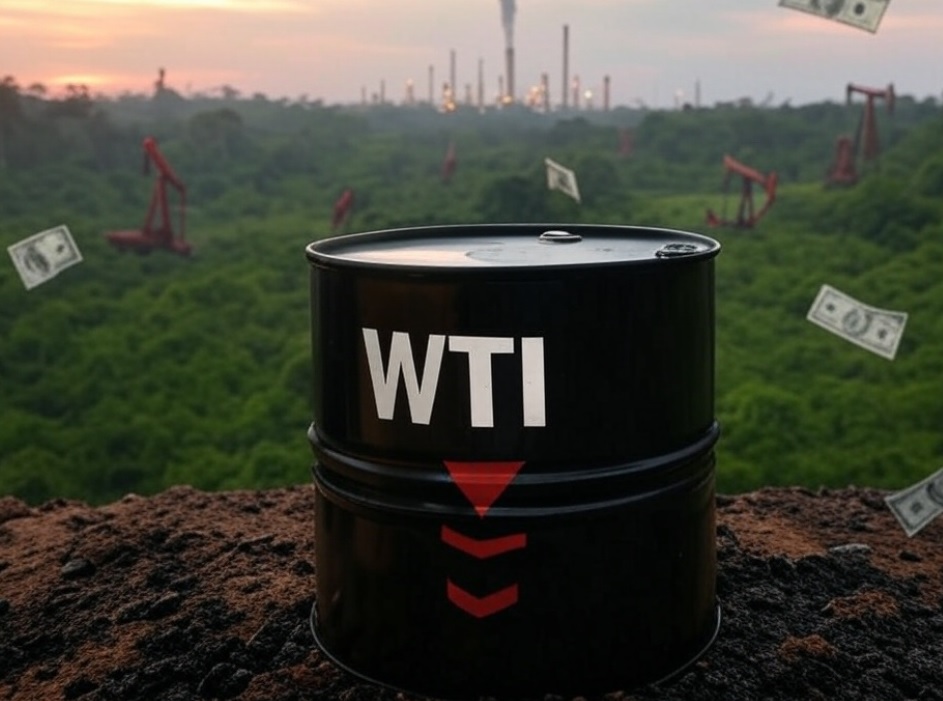 Baja el precio del crudo WTI