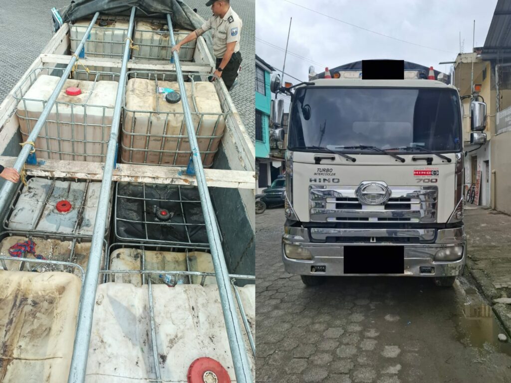 Cinco detenidos por contrabando de combustible en La Concordia, de Santo Domingo de los Tsáchilas