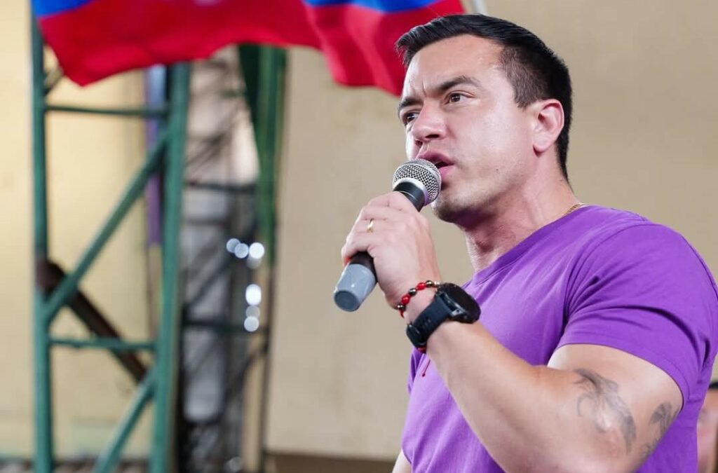 Daniel Noboa califica las elecciones del domingo 13 de abril como la "votación más importante de la historia de Ecuador" y llama a un cambio radical.