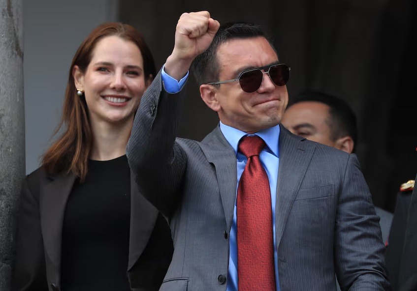 Daniel Noboa, presidente de Ecuador, se posicionó como el segundo mandatario mejor valorado de Sudamérica.