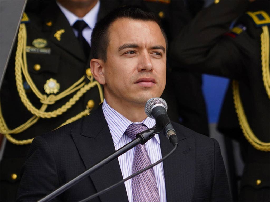 Daniel Noboa responde con dureza a los presidentes Claudia Sheinbaum, Gustavo Petro y Nicolás Maduro.