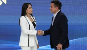 Daniel Noboa y Luisa González empatan en intención de voto, según la encuestadora Comunicaliza.