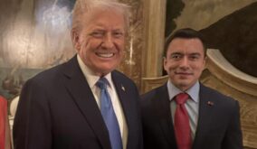 Donald Trump, presidente de Estados Unidos, felicitó a Daniel Noboa por su triunfo en las elecciones presidenciales del domingo 13 de abril.