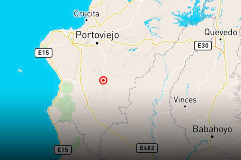 Dos sismos de baja magnitud se registraron la madrugada de este lunes en la provincia de Manabí, Ecuador