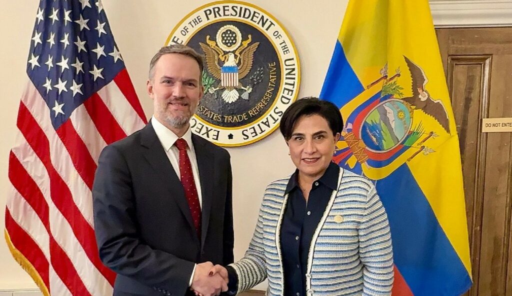 Ecuador busca alivio arancelario en diálogo con Estados Unidos.