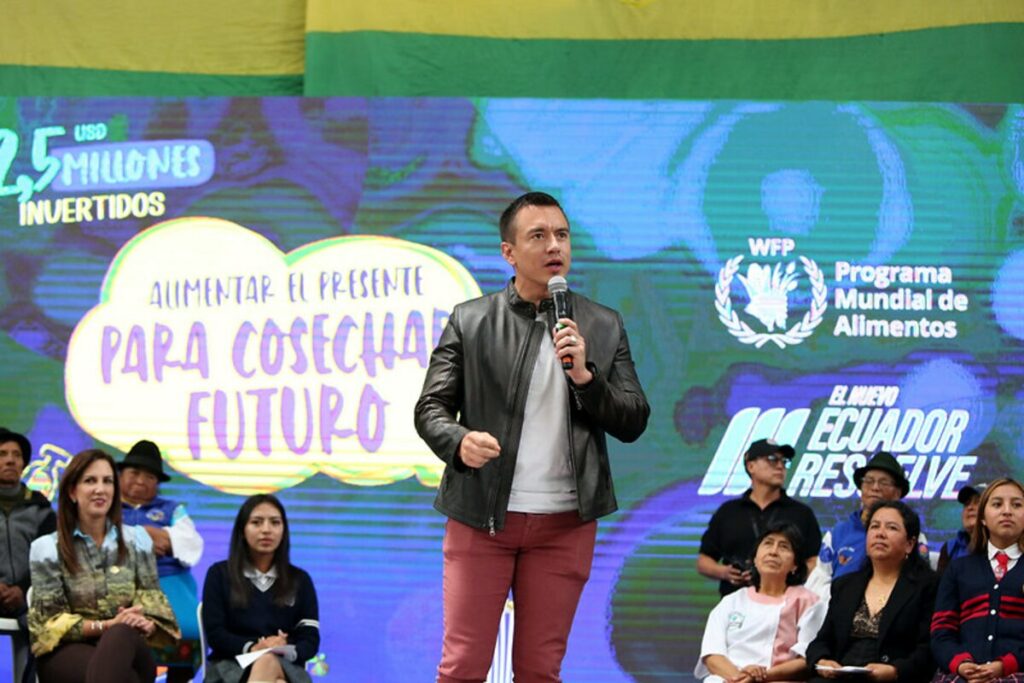 Ecuador lanza nuevo modelo de alimentación escolar para combatir la desnutrición infantil