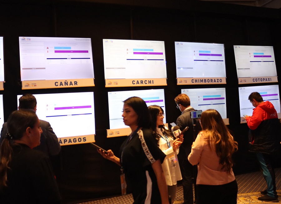 El Consejo Nacional Electoral (CNE) completó el escrutinio de la segunda vuelta electoral, procesando el 100 % de las actas
