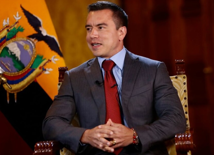 El Gobierno de China felicitó oficialmente a Daniel Noboa por su reelección como presidente de Ecuador.