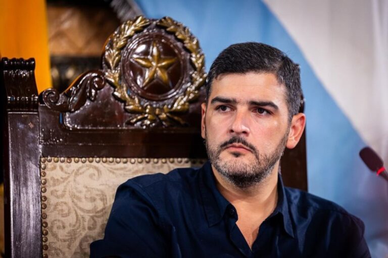 El alcalde de Guayaquil, Aquiles Alvarez.
