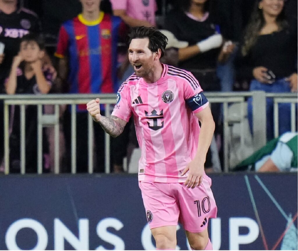 El argentino Lionel Messi, figura del Inter Miami.