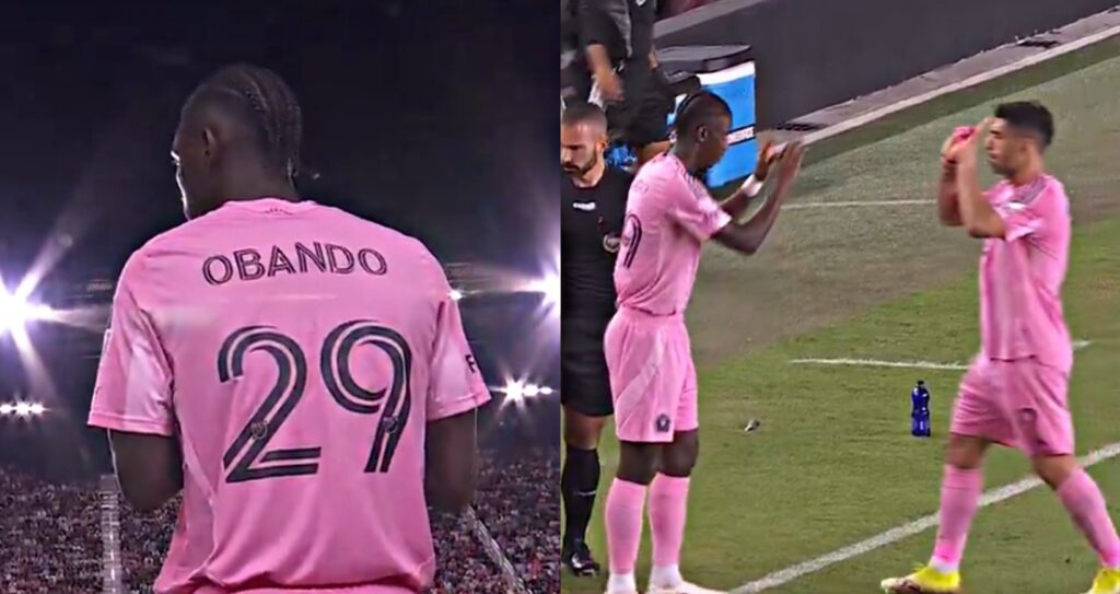 El ecuatoriano Allen Obando debuta con el Inter de Miami
