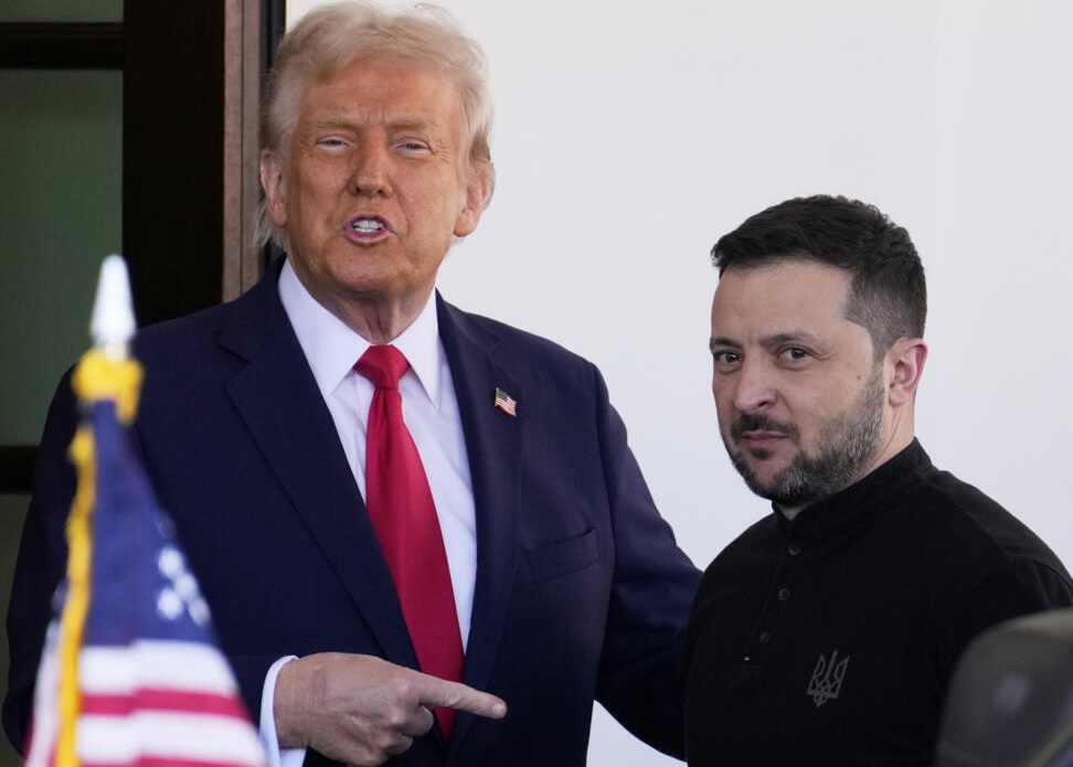 El presidente de Estados Unidos, Donald Trump, expresó su descontento con el líder ucraniano, Volodímir Zelenski.