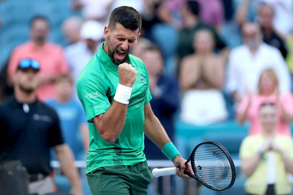 El tenista Novak Djokovic
