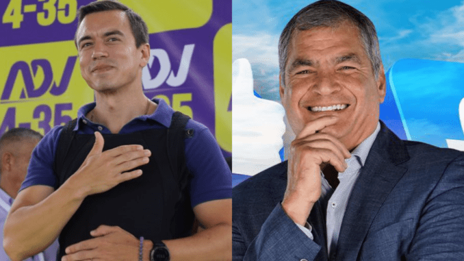 Correa califica de "distracción" a la alerta máxima por atentados contra Daniel Noboa