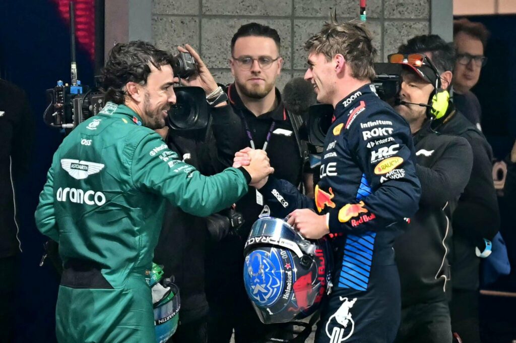 Fernando Alonso y Max Verstappen
