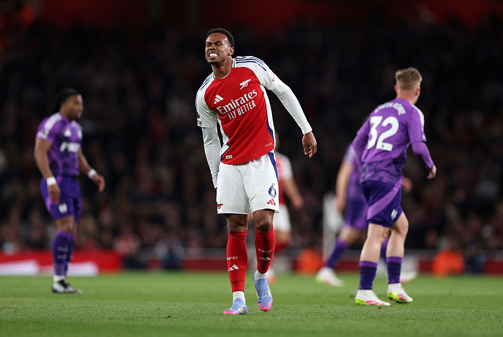 Gabriel Magalhães se lesiona y no jugará con el Arsenal los cuartos de final de la Champions League.j