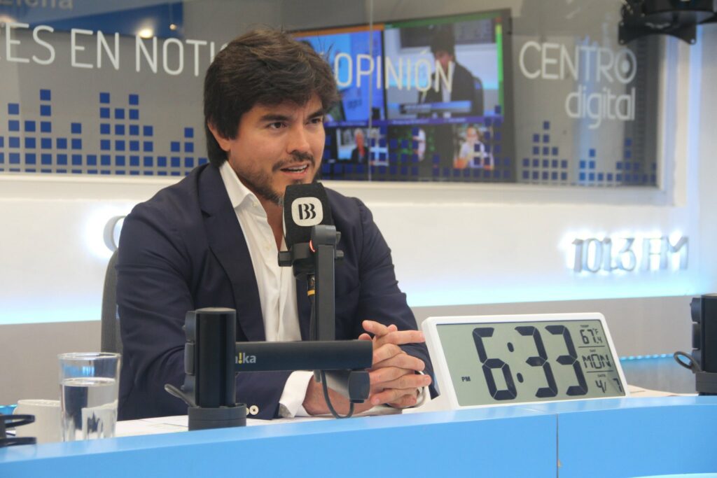 José De La Gasca, ministro de Gobierno, dice que Erik Prince aún no se encuentra en tareas participativas sino de reconocimiento. Ministerio de Gobierno.