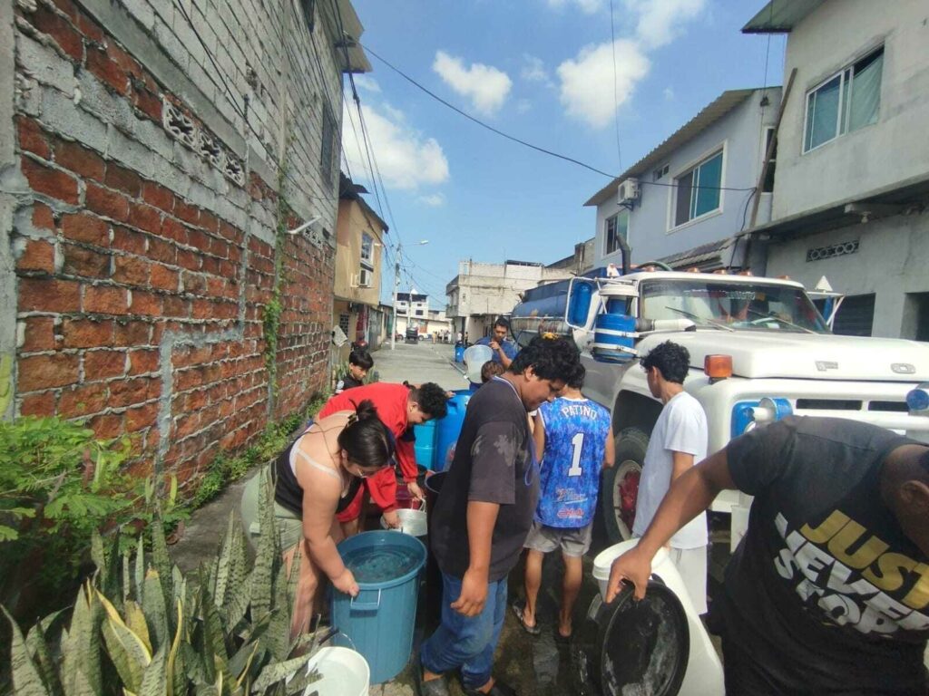 Múltiples sectores del norte de Guayaquil desde el sábado 12 de abril de 2025.