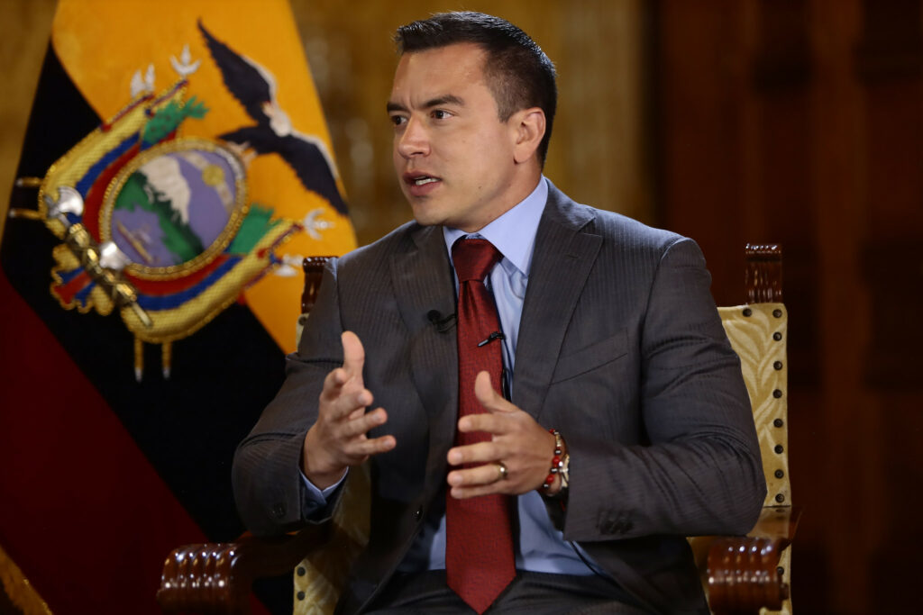 Inteligencia militar alerta de movimientos de sicarios de México y otros países para atentar contra el presidente Daniel Noboa