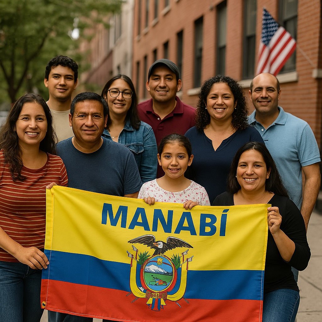 La comunidad manabita se radica principalmente en Nueva York.