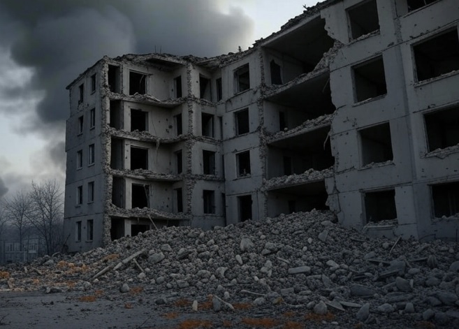 La guerra entre Ucrania y Rusia deja pérdidas humanas y materiales. (Imagen referencial)