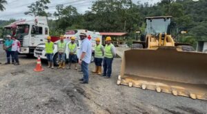 La próxima semana inician trabajos de estabilización en el kilómetro 83 de la vía Alóag-Santo Domingo para evitar deslizamientos