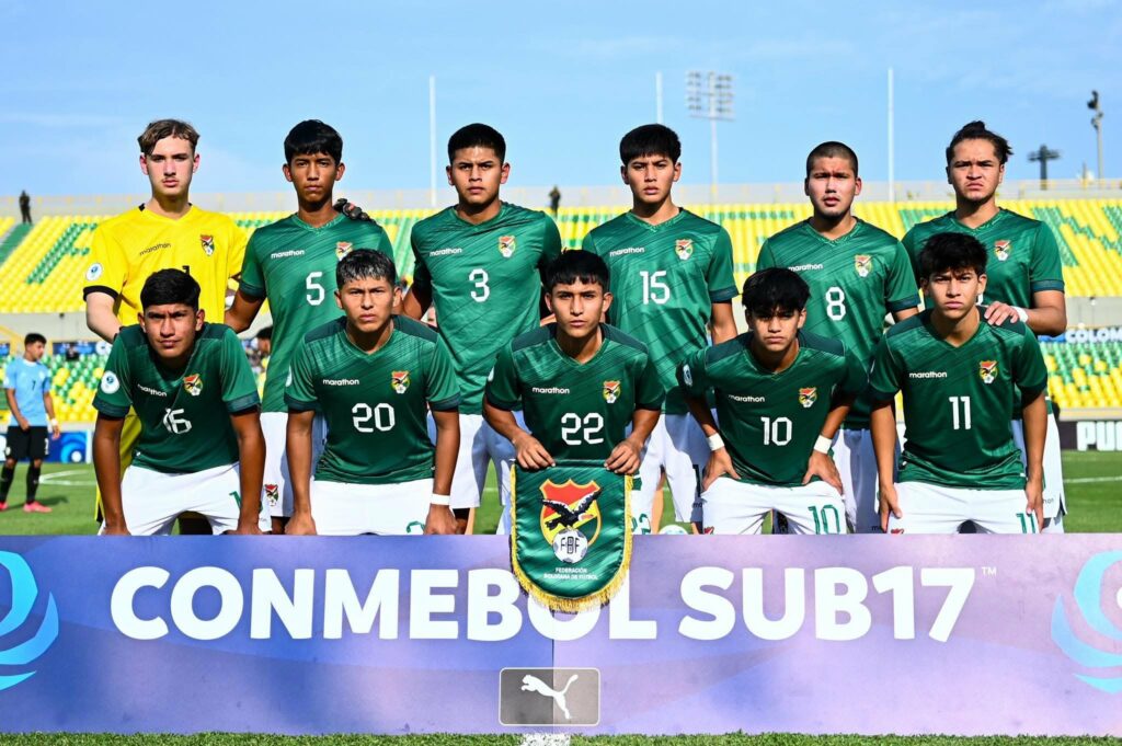 La selección de Bolivia Sub-17