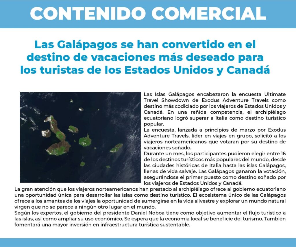 Las Galápagos se han convertido en el destino de vacaciones más deseado