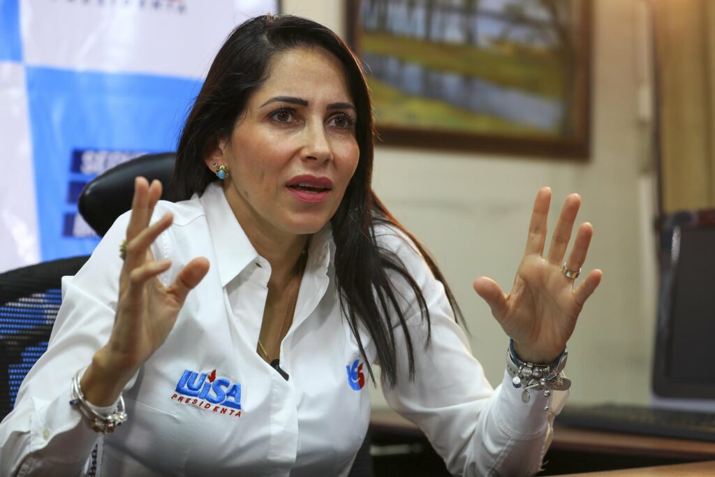 Luisa González, excandidata presidencial por el movimiento Revolución Ciudadana.