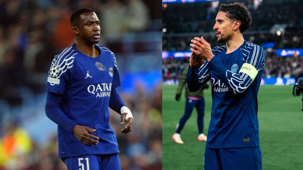 Marquinhos elogia a Willian Pacho por su salvada clave en la clasificación del París Saint-Germain