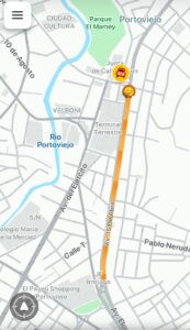Martes sin lluvias y con tráfico vehicular moderado en el casco urbano de Portoviejo 
