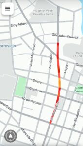 Martes sin lluvias y con tráfico vehicular moderado en el casco urbano de Portoviejo