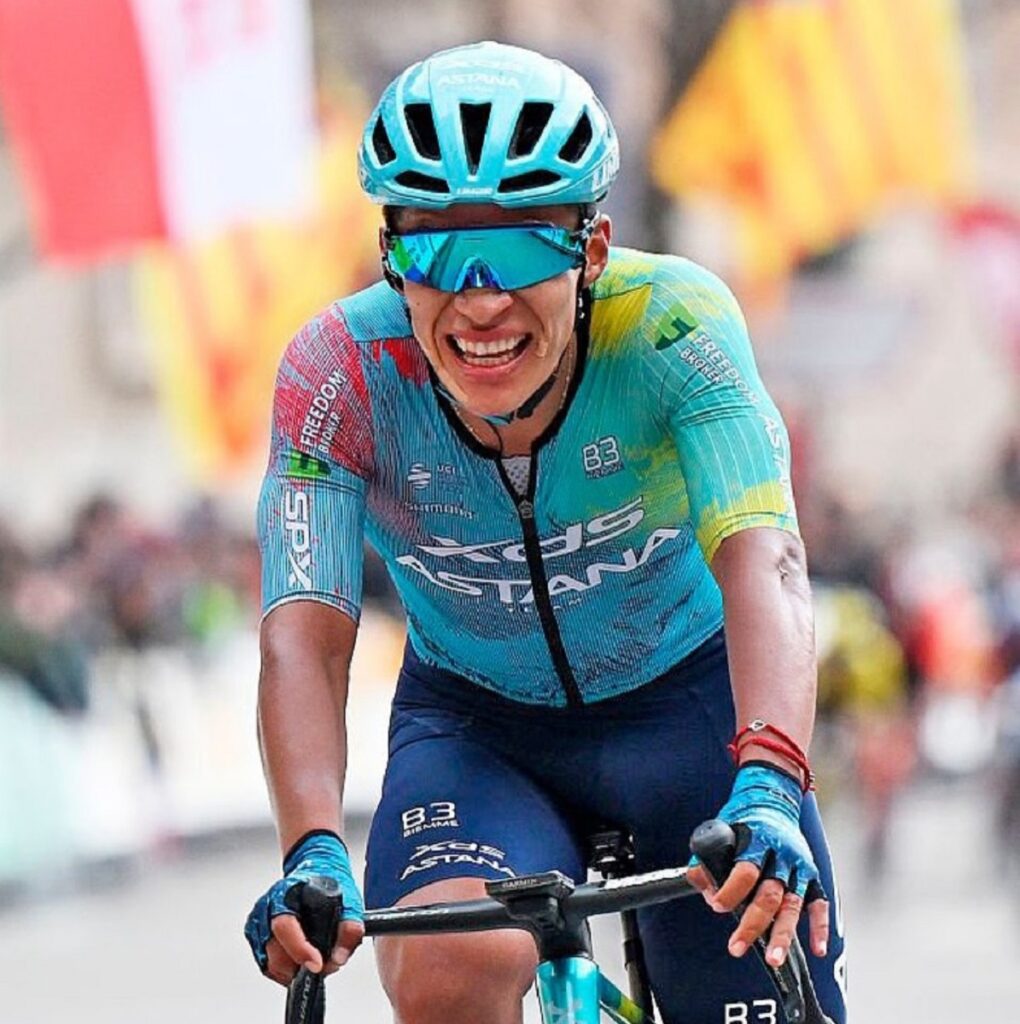 El ciclista ecuatoriano Harold Martín López.