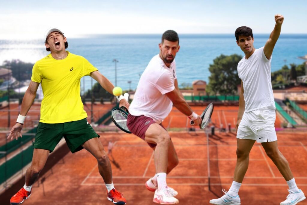 Masters 1000 de Montecarlo: Djokovic, Alcaraz y De Minaur debutan en segunda ronda este miércoles 9 de abril