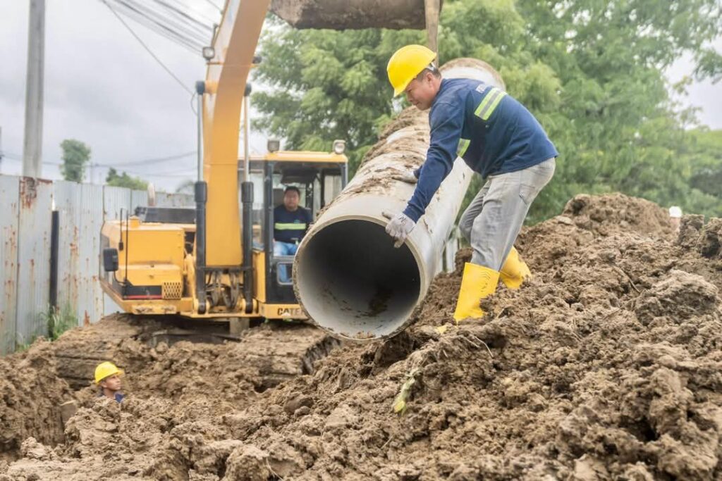 Megahidro Primeras obras para mejorar saneamiento