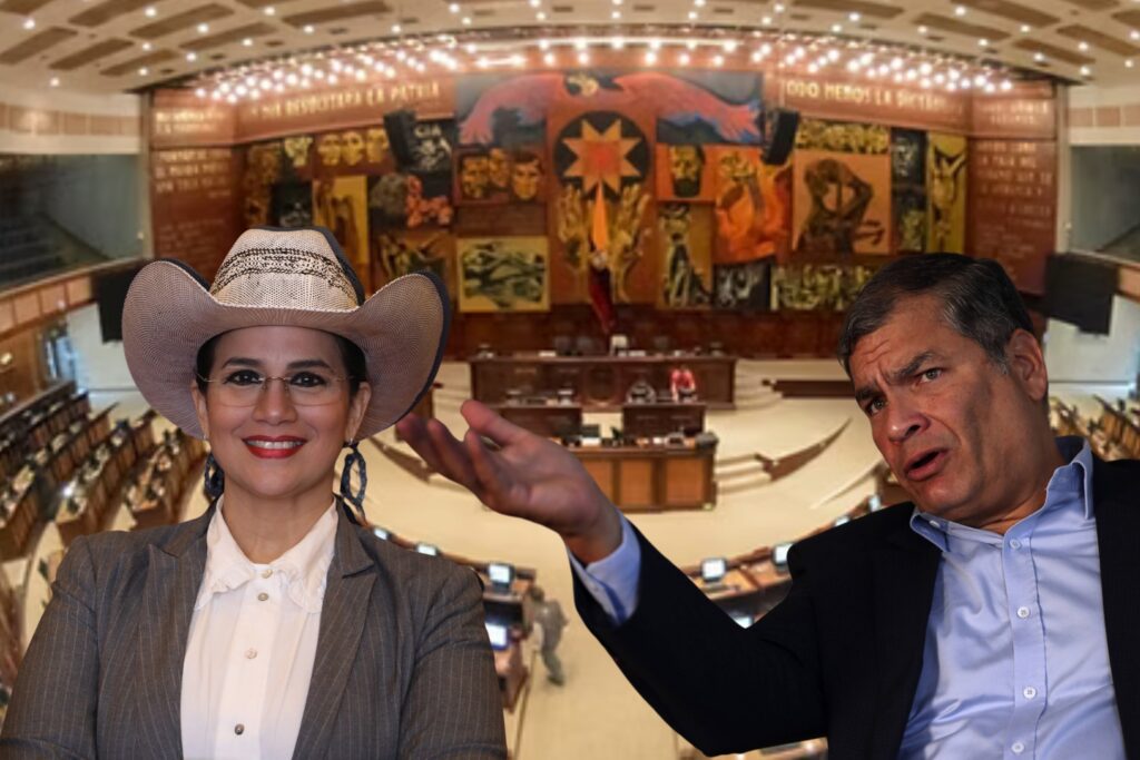 Mónica Salazar, asambleísta por la provincia de Los Ríos, decidió renunciar este martes a la bancada de Revolución Ciudadana.