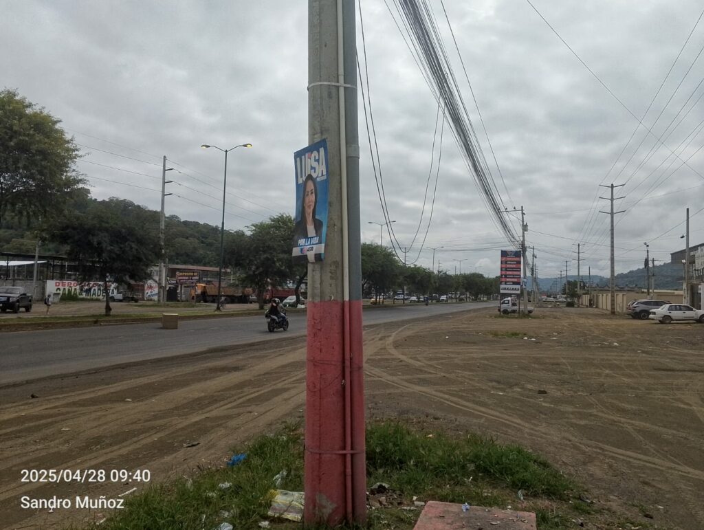 Organizaciones políticas en Portoviejo aún no retiran publicidad de segunda vuelta electoral